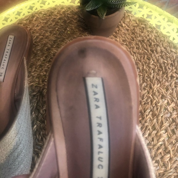 ZARA STRAW POINT MULES - Picture 7 of 9